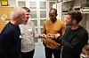 – Bare deilig og ren rock n’ roll, akkurat passe høyt, skriver Olav Kvaløy (t.v.), Tom Trones, Firehun Dullo og Runar Dahl-Hansen om brikken de har laget. Foto: William Husby Hoven/Gemini.no
