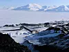 Lager og utskipingshavn for kull i Longyearbyen på Svalbard.