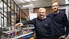 Narve Mjøs (t.v.) overlater roret til Magnus Eide, som 12. februar blir direktør for Grønt skipsfartsprogram.