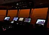 Til tider var sikten under 50 meter fra brua på Far Saracen.