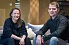 Line og Preben lover en spennende arbeidshverdag i svært moderne lokaler på Helsfyr. Foto: TUM Studio
