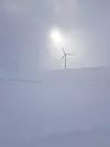 Det er rundt 70 prosent flere timer med konstant vind på Raggovidda enn landsgjennomsnittet. Foto: Sintef