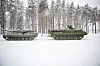Panserkjempen har fått navnet sitt etter europeisk bison, verdensdelens største landdyr. Her skal Wisent 2 slepe en Leopard 2A4. Foto: Frederik Ringnes/Forsvaret