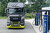 I mai introduserte lastebilprodusenten MAN sin første hydrogenbil på det norske markedet. Her får bilen påfyll av hydrogengass ved Sør-Norges eneste fyllestasjon for hydrogen, Hynion på Høvik utenfor Oslo.