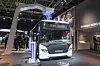 Pantorgrafladet: Scania vil ikke se at Volvo stikker av med elbussmarkedet. Foto: ORV