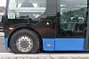 Bakhjul: Bakhjulet er bokstavlig talt et skikkelig bakhjul på Alstombussen. Foto: ORV