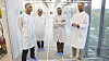 Gruppeleder Jo Gjessing (t.v.), prosjektleder Christopher Dirdal, forsker Rune Dahl-Hansen og doktorgradsstipendiat Paul Thrane ved Sintef Minalabs mikrooptikkgruppe utvikler ny teknologi ved å kombinere metaflater med nanoteknologi og maskinlæring.