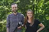 Administrerende direktør Torstein Nesse og kommunikasjonsdirektør Janna Salta Hovstad var på jobbesøk i cowboy-land i sommer. Foto: Lea Trong-Johansen