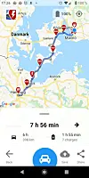 Appen bruker informasjon om din bilmodell for å planlegge reisen for deg. Foto: Iternio Planning AB