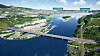 Den nye brua blir plassert tre kilometer nord for dagens bru.