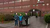 Fra venstre Espen Granås, Regional Manager i Schneider Electric, Steinar Elgvin, teknisk sjef på Nortura Tønsberg, og Svenn Erik Bredesen, salgsingeniør i Schneider Electric.