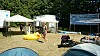 «Ta en god dusj med ren samvittighet,» står det på festivalplassen. Men på grunn av krav fra myndighetene er det så som så med gjenbruket på testanlegget. Det rensede dusjvannet strømmer ikke ut over hodet ditt, men i stedet til et testanlegg satt opp av DTU, der kvaliteten på rensingen sjekkes. Den dusjende selv får bare rent vann i hodet.