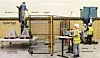 Delene som må til for å 3D-printe i betong. Foto: Hyperion Robotics