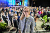 Konsernsjef Birgitte Ringstad Vartdal i Statkraft under NHOs årskonferanse i Oslo Spektrum onsdag.