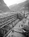 – For en del av vannkraftverkene som ble bygd ut for lenge siden, så er det nå det er riktig timing for oppgraderinger, sier Statkraft-sjefen. Her fra byggingen av Aura kraftstasjon i 1953, ett av anleggene hvor Statkraft planlegger en effektoppgradering. Foto: Sverre A. Børretzen/Aktuell/NTB