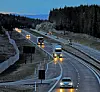 VEIUTBYGGING POSITIVT: Ifølge SINTEF gir bedre og moderne veier mindre CO2-utslipp. Her fra E6 mellom Skaberud og Kolomoen.