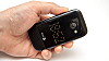 Telefonen er ikke spesielt stor.