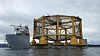 Hua Hai Long med Ocean Farm1 fotografert på vei forbi Tjeldbergodden i høst.