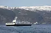 Batterifergen Ampere møter Stavanger i Sognefjorden.