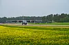 C-130J Super Hercules-flyet fra U.S. Air Force lander Riksväg 44 ikke langt fra den svenske flybasen Såtenäs. Foto: U.S. Air Force/Tech. Sgt. Cynthia Belio