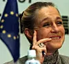 Den danske politikeren Ritt Bjerregaard var EUs miljøkommisær da Kyoto-avtalen ble utarbeidet i 1997. EU gikk inn for å redusere klimagassutslippene i den nye avtalen, noe USA argumenterte mot. Foto: Toshiyuki Aizawa, REUTERS, NTB Scanpix