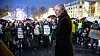 Klima- og miljøminister Ola Elvestuen lover at Norge nå skal kutte utslippene sine med 40 prosent innen 2030. Her fra en markering foran Stortinget. Foto: Stian Lysberg Solum