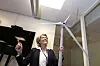Åslaug Haga, leder i Fornybar Norge, er lettet over at det er flere budgivere med i havvindauksjonen.