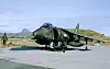 Britisk Harrier-fly har vært på øvelse i Norge en rekke ganger, her i 1986. Foto: Forsvarets rekrutterings- og mediesenter