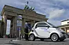 Det er batteriene fra tusen slike Smart Fortwo, produsert fra 2009, som brukes i det nye energilageret. Foto: RWE