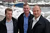 ALT KLART: Forsknings- og utviklingsleder Aage Bjørn Andersen (f.v.), salgssjef Tor Atle Eiken og administrerende direktør Stein Foss i OceanSaver er klare til å motta bestillinger.