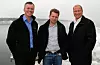 ALT KLART: Salgssjef Tor Atle Eiken (f.v.), forsknings- og utviklingsleder Aage Bjørn Andersen og administrerende direktør Stein Foss i OceanSaver er klare til å motta bestillinger.