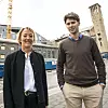 Irene Skiri og Kristoffer Larsen Seivåg leder Ny by-planleggingen. Foto: Tormod Haugstad