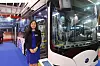 Tror på batteribusser: BYDs europeiske markedssjef for kjøretøyer, Penny Peng, tor fremtidens buss vil være batteridreven. Foto: ORV