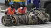 Eksperter undersøker en motor fra Lion Air-flyet som styrtet like etter avgang fra Jakarta i oktober i fjor. Den samme flytypen, Boeing 737 MAX 8, var involvert i nok en ulykke i mars i år, og mye peker mot at samme systemfeil bidro til begge ulykkene.