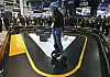 Samlingssted for nye ideer: En utstiller demonstrerer en Segway Loomo på åpningsdagen av den store elektronikkmessen CES i Las Vegas i starten av januar i år.