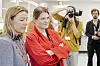 Næringsminister Cecilie Myrseth (Ap) sier at Eksfin ikke skal støtte andre fase at det omstridte Sakarya-gassfeltet i Tyrkia. Her sammen med Porsgrunn-ordfører Janicke Andreassen (Ap) under et besøk hos Thor Medical.