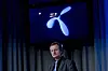 Konsernsjef Jon Fredrik Baksås, under Telenor sin presentasjon av fjerde kvartal