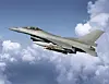 F16 Fighting Falcon på tokt.