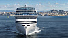 MSC World Europa starter seiling med passasjerer i november 2022. Ett av søsterskipene i serien skal ha en Alma Clean Power faststoff brenselcelle om bord til å produsere strøm og varme.