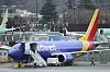 Et av Southwest Airlines' Boeing 737 Max-fly står parkert på Renton Municipal Airport in Renton, Washington i 2019. Flyselskapet har to ganger blitt rammet av røykproblemet som omtales i saken. Foto: AP Photo/Ted S. Warren