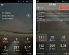 Slik ser Android-appen til Hexoskin ut.