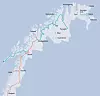 Slik så Enova for seg hurtigladerutbyggingen i nord. Foto: Enova