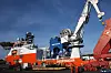 Testing og logging: Konstruksjonsskipet Normand Ocean er utstyrt med både kran som løfter over skutesida og modulhåndteringssystem som løfter gjennom moon pool.