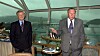 Arne Wilhelmsen (til venstre) er død. Her er han avbildet sammen med Gjert Wilhelmsen.