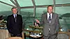 Arne Wilhelmsen (til venstre) er død. Her er han avbildet sammen med Gjert Wilhelmsen.