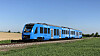 Italia satser stort på hydrogentog. Her et bilde av Alstoms Coradia iLint som er i drift i Tyskland.