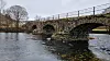Hølland bru fra 1843 er 34 meter lang og krysser elva Ogna i Hå kommune.