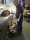 Otmar Ebenhoech regner med å ha sin teslacamper klar for tur allerede i løpet av våren/tidlig sommer.