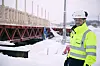 Morten Hernes, teknisk sjef i Maxbo Teknikk, jobber nå med å videreutvikle brukonseptet så det kan brukes over lengre spenn enn i E16-prosjektet. Foto: Mari Gisvold