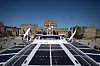 130 kvadratmeter med solcellepaneler sørger for opptil 20 kW med energi.